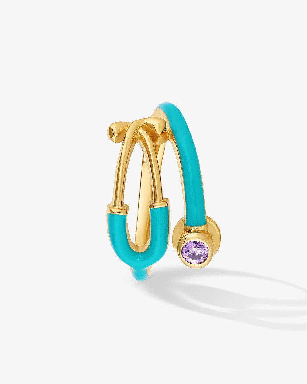 Stethoscope Enamel Ring - V Coterie